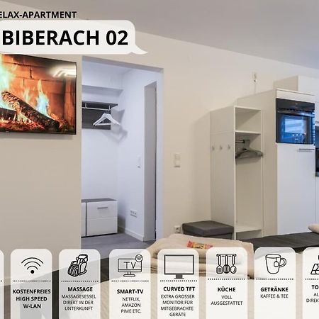 Relaxapartment 2 Massagesessel Smarttv Kueche Biberach an der Riß Eksteriør billede